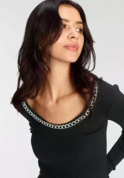 Melrose Rundhalspullover mit Zierkette - NEUE KOLLEKTION 12 Melrose Rundhalspullover mit Zierkette - NEUE KOLLEKTION -Melrose Verkaufsshop 8bc9fc4d 3c07 5096 a6a7 440f1062f9c5