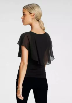 Melrose Kurzarmshirt mit Chiffon 10 Melrose Kurzarmshirt mit Chiffon -Melrose Verkaufsshop 8eadc11f d416 5cc2 bb27 11085021eabf