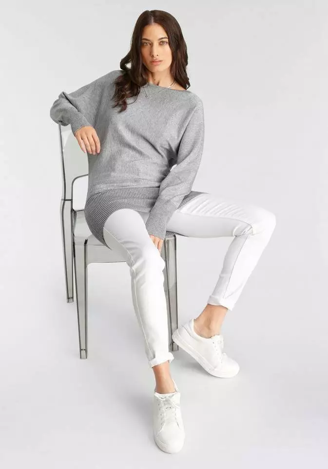 Melrose Fledermauspullover aus weichem Glanzgarn - NEUE KOLLEKTION 7 Melrose Fledermauspullover aus weichem Glanzgarn - NEUE KOLLEKTION – Bild 5