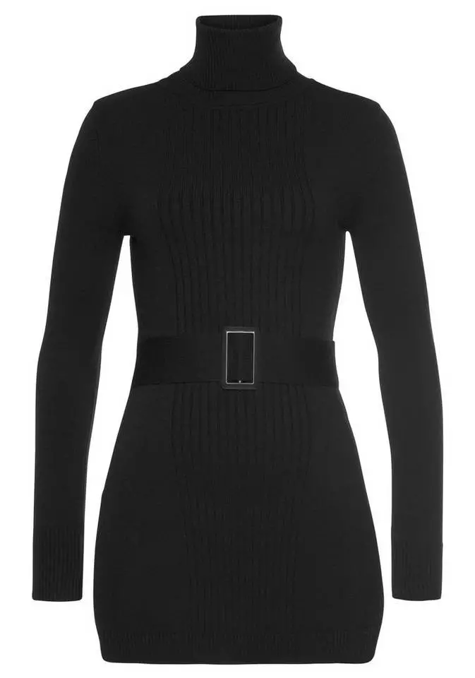 Melrose Longpullover mit Ziergürtel und Schlitzen 7 Melrose Longpullover mit Ziergürtel und Schlitzen – Bild 5