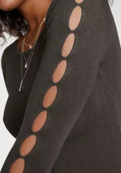 Melrose Strickkleid mit Ärmel Cut-Outs Rosa, Khaki 16 Melrose Strickkleid mit Ärmel Cut-Outs Rosa, Khaki -Melrose Verkaufsshop 9551bf46 56d2 5773 bb4b 3e011c61adc8