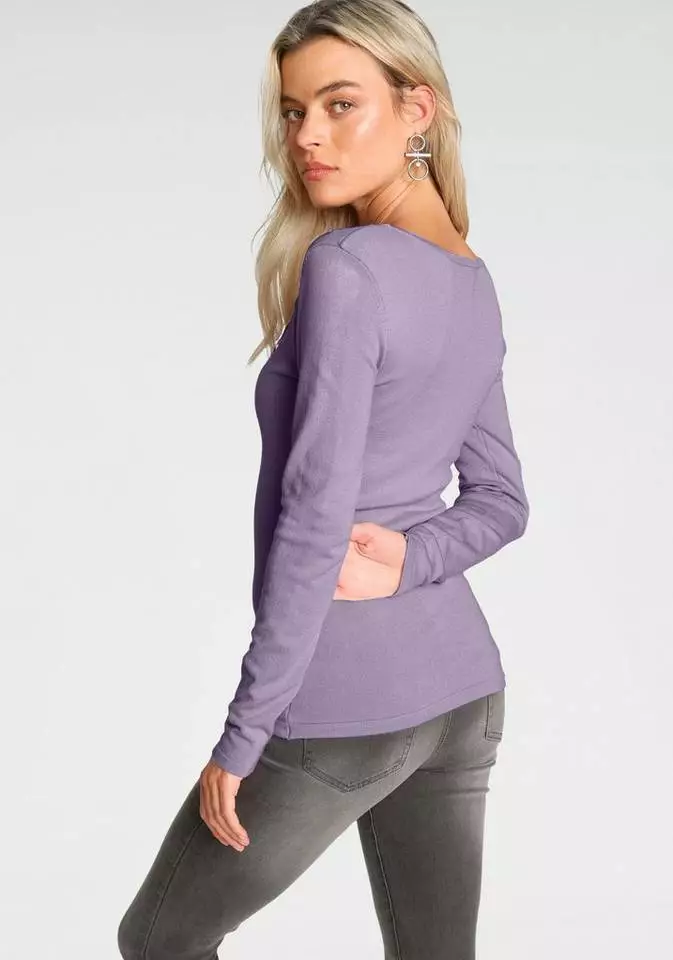 Melrose V-Ausschnitt-Pullover mit Zier-Schnürung 4 Melrose V-Ausschnitt-Pullover mit Zier-Schnürung – Bild 2