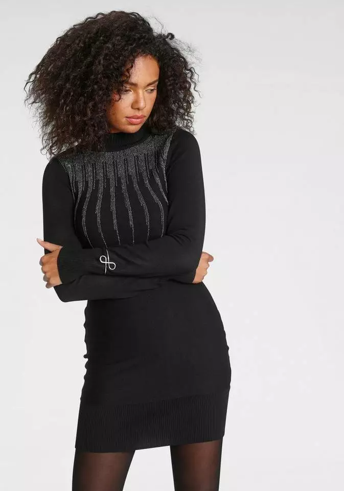 Melrose Strickkleid mit Glanzgarn 9 Melrose Strickkleid mit Glanzgarn – Bild 7