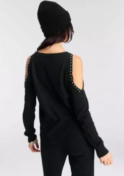 Melrose Freizeitanzug, aus Strick mit Perlen-Details - NEUE KOLLEKTION Schwarz, Beige-meliert 15 Melrose Freizeitanzug, aus Strick mit Perlen-Details - NEUE KOLLEKTION Schwarz, Beige-meliert -Melrose Verkaufsshop 9950edbe 32d3 562f 97dd c9c83167a476