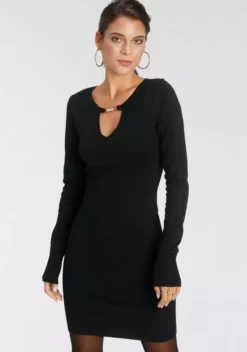 Melrose Strickkleid mit Schmuck-Element - NEUE KOLLEKTION