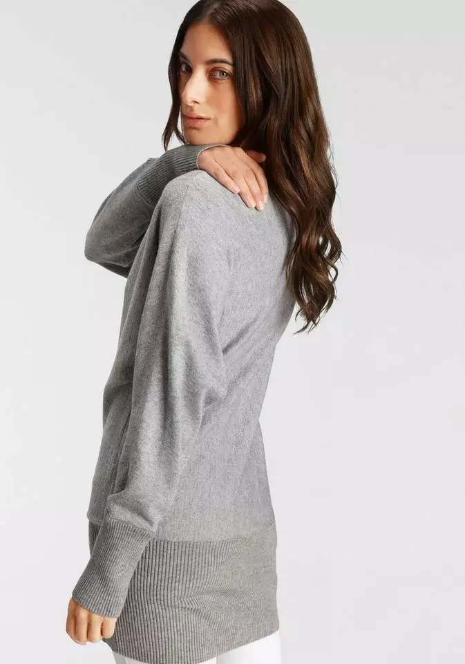 Melrose Fledermauspullover aus weichem Glanzgarn - NEUE KOLLEKTION 4 Melrose Fledermauspullover aus weichem Glanzgarn - NEUE KOLLEKTION – Bild 2