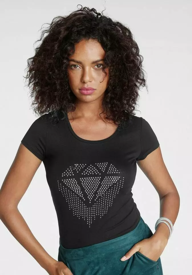 Melrose Rundhalsshirt mit Ziernieten 6 Melrose Rundhalsshirt mit Ziernieten – Bild 4