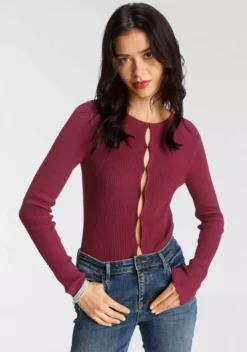 Melrose Strickjacke mit Haken-Verschluss - NEUE KOLLEKTION