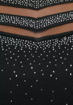 Melrose Rundhalspullover mit Mesh und Glitzersteinen 13 Melrose Rundhalspullover mit Mesh und Glitzersteinen -Melrose Verkaufsshop ab3488b4 2be5 5cfa 9072 afd50a28bd1b