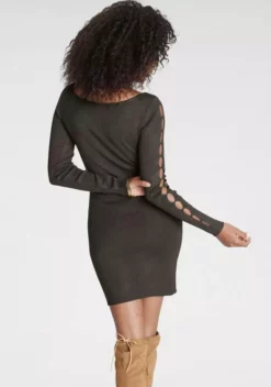 Melrose Strickkleid mit Ärmel Cut-Outs Rosa, Khaki 14 Melrose Strickkleid mit Ärmel Cut-Outs Rosa, Khaki -Melrose Verkaufsshop ab407d8c 2442 5ace a74a 6c18096b3588