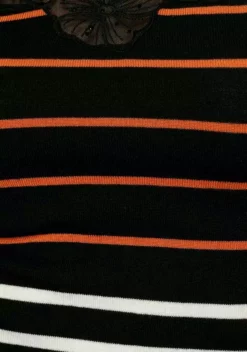 Melrose Streifenpullover mit Blumen-Spitze und Glitzersteinen 13 Melrose Streifenpullover mit Blumen-Spitze und Glitzersteinen -Melrose Verkaufsshop abdc2353 359e 51a6 89bb a92648fd9387