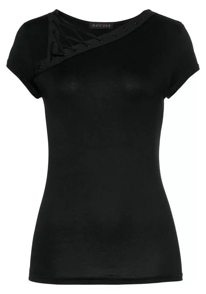 Melrose T-Shirt mit Zierschnürung - NEUE KOLLEKTION 6 Melrose T-Shirt mit Zierschnürung - NEUE KOLLEKTION – Bild 4