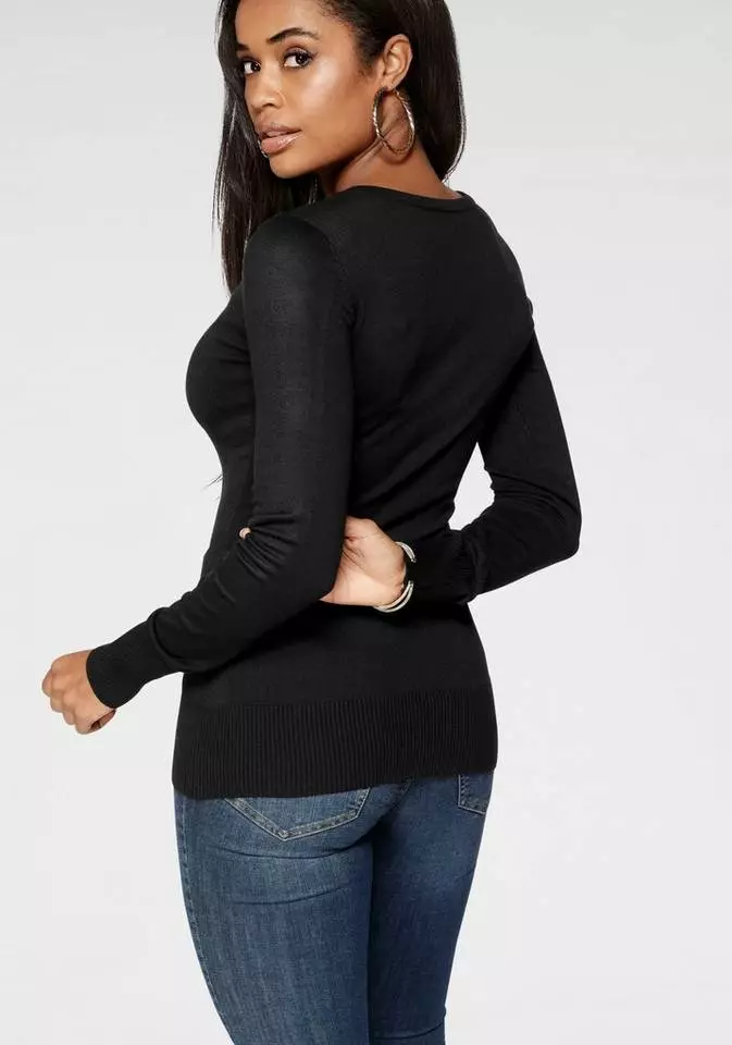 Melrose Strickpullover mit Glitzerschnalle 4 Melrose Strickpullover mit Glitzerschnalle – Bild 2