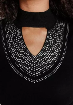 Melrose Strickkleid mit Glitzersteinen und Cut-Out 12 Melrose Strickkleid mit Glitzersteinen und Cut-Out -Melrose Verkaufsshop b4495ba8 1dc1 599c a3c6 33266193edb6