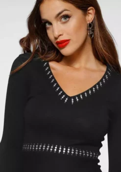 Melrose Strickkleid mit ausgestelltem Rock und Ziernieten 10 Melrose Strickkleid mit ausgestelltem Rock und Ziernieten -Melrose Verkaufsshop b964b240 49c0 52eb a00d 97ed8d69f2a2