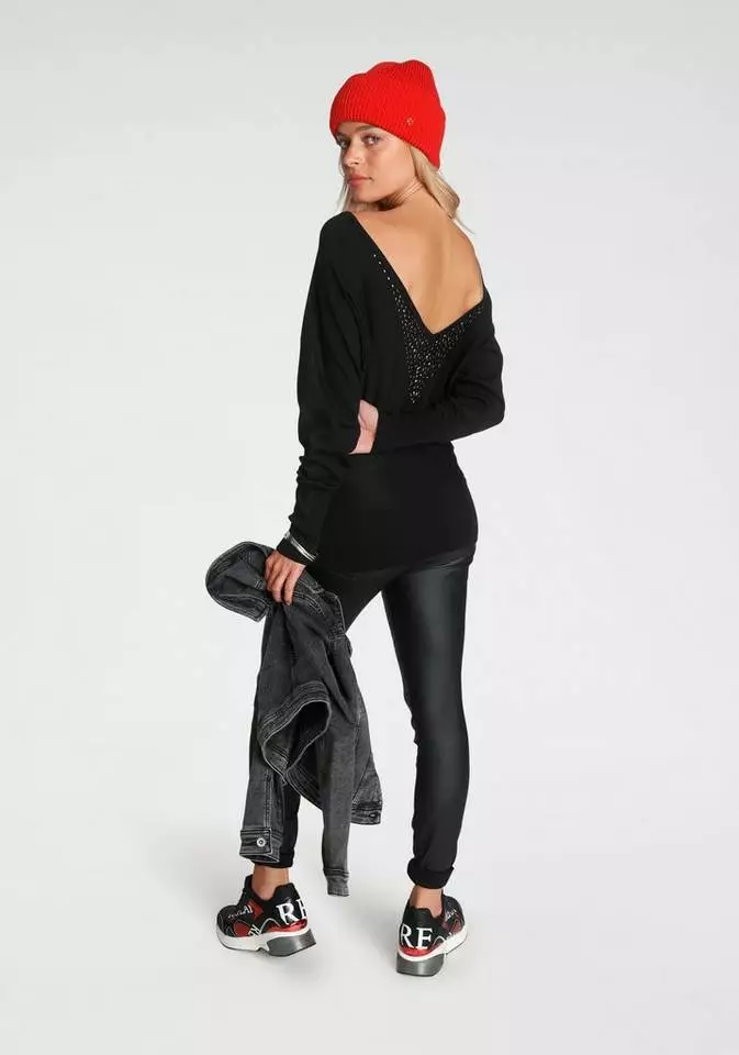 Melrose Fledermauspullover mit Ziersteinen 10 Melrose Fledermauspullover mit Ziersteinen – Bild 8