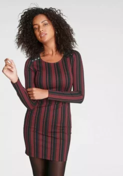 Melrose Jerseykleid in Streifen-Design mit Ziernieten 16 Melrose Jerseykleid in Streifen-Design mit Ziernieten -Melrose Verkaufsshop bb6fa444 f4e6 5321 b247 302c3c556460