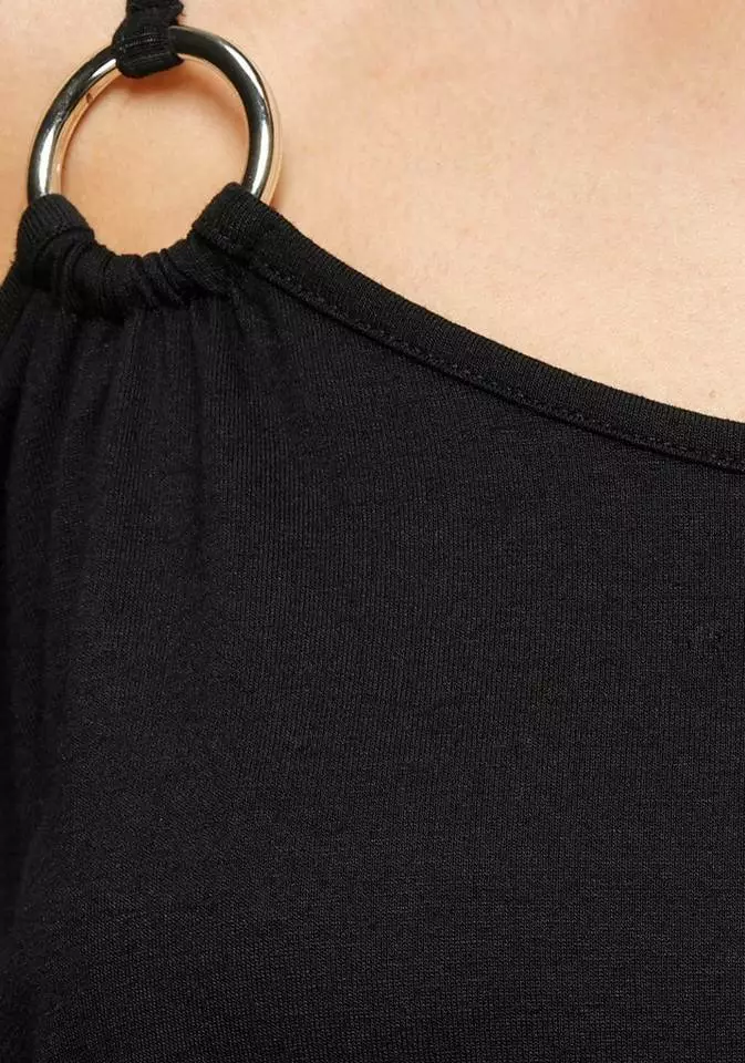 Melrose Fledermausshirt mit Ring-Detail und Ärmelraffung 6 Melrose Fledermausshirt mit Ring-Detail und Ärmelraffung – Bild 4