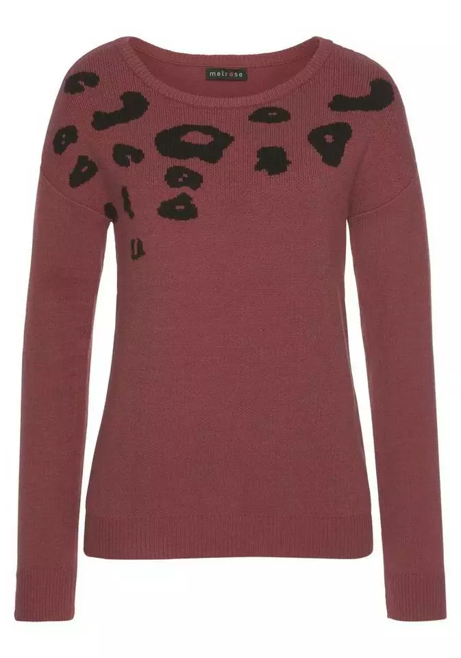 Melrose Rundhalspullover mit Animal-Muster - NEUE KOLLEKTION 6 Melrose Rundhalspullover mit Animal-Muster - NEUE KOLLEKTION – Bild 4