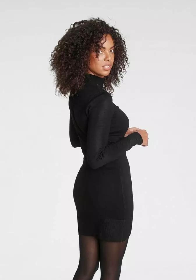 Melrose Strickkleid mit Glitzersteinen und Cut-Out 4 Melrose Strickkleid mit Glitzersteinen und Cut-Out – Bild 2