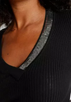 Melrose V-Ausschnitt-Pullover mit Pailletten 12 Melrose V-Ausschnitt-Pullover mit Pailletten -Melrose Verkaufsshop c38304d1 dd95 5cad b1e3 a31d8f581a2b