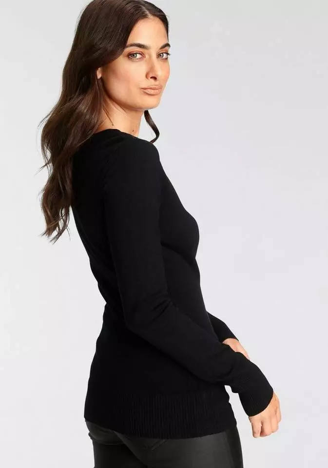 Melrose Rundhalspullover mit Spitze und Zierreißverschluss - NEUE KOLLEKTION 8 Melrose Rundhalspullover mit Spitze und Zierreißverschluss - NEUE KOLLEKTION – Bild 6