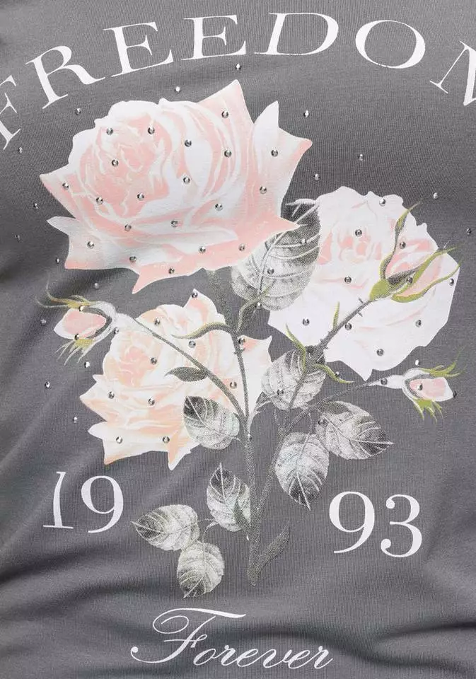 Melrose Kurzarmshirt mit verschiedenen Motiven mit Glitzersteinen 8 Melrose Kurzarmshirt mit verschiedenen Motiven mit Glitzersteinen – Bild 6