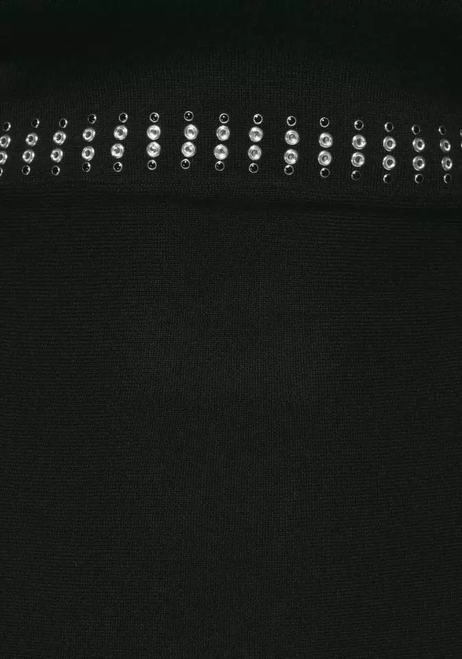 Melrose Strickkleid mit ausgestelltem Rock und Ziernieten 8 Melrose Strickkleid mit ausgestelltem Rock und Ziernieten – Bild 6