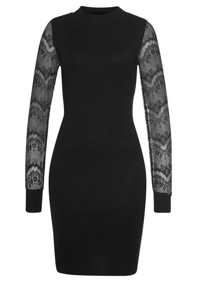 Melrose Strickkleid mit Spitzen-Arm 7 Melrose Strickkleid mit Spitzen-Arm – Bild 5