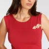 Melrose Tanktop mit Zierringen - NEUE KOLLEKTION Rot, Schwarz 1 Melrose Tanktop mit Zierringen - NEUE KOLLEKTION Rot, Schwarz -Melrose Verkaufsshop d199ebf0 d986 5bb2 8a05 d8407d075468