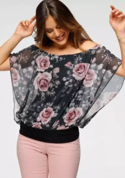 Melrose Shirtbluse mit bedrucktem Chiffon Schwarz-rot-geblümt, Grau-rosa-geblümt 19 Melrose Shirtbluse mit bedrucktem Chiffon Schwarz-rot-geblümt, Grau-rosa-geblümt -Melrose Verkaufsshop d56d34b8 3c59 561e b9b4 0d7777612c19