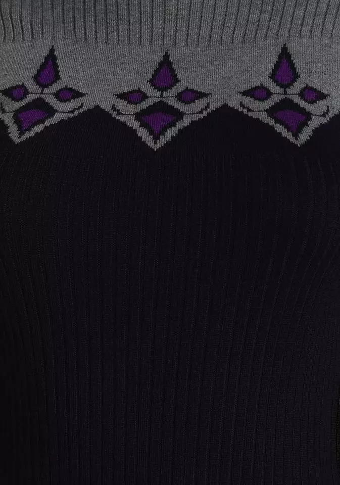 Melrose Strickkleid mit Norweger-Muster Dunkelgrau-schwarz, Schwarz-grau, Camelfarben-braun 8 Melrose Strickkleid mit Norweger-Muster Dunkelgrau-schwarz, Schwarz-grau, Camelfarben-braun – Bild 6