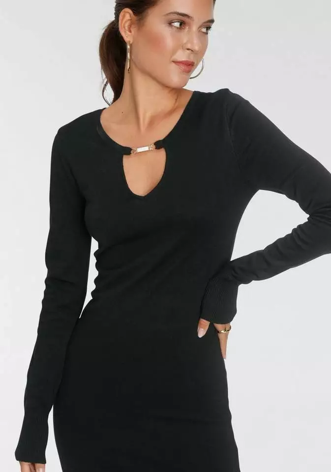 Melrose Strickkleid mit Schmuck-Element - NEUE KOLLEKTION 4 Melrose Strickkleid mit Schmuck-Element - NEUE KOLLEKTION – Bild 2