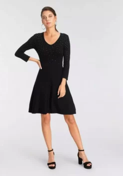 Melrose Strickkleid mit Glitzersteinen - NEUE KOLLEKTION