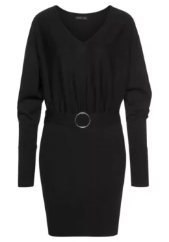 Melrose Strickkleid mit Fledermaus-Oberteil und Ziergürtel - NEUE KOLLEKTION Beere, Schwarz 12 Melrose Strickkleid mit Fledermaus-Oberteil und Ziergürtel - NEUE KOLLEKTION Beere, Schwarz -Melrose Verkaufsshop dc5aacba 79ae 50e9 b954 49887322802b