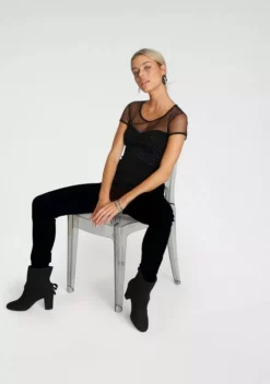 Melrose Rundhalsshirt mit Glitzer und Mesh 14 Melrose Rundhalsshirt mit Glitzer und Mesh -Melrose Verkaufsshop ddde9602 ab65 5854 acd2 c17879f4327c