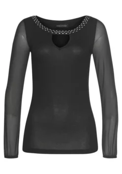 Melrose Rundhalsshirt mit Glitzer und Mesh 14 Melrose Rundhalsshirt mit Glitzer und Mesh -Melrose Verkaufsshop e513cf9f c7e4 512d bb6d a4c27ef211d7