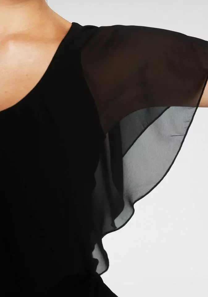 Melrose Kurzarmshirt mit Chiffon 7 Melrose Kurzarmshirt mit Chiffon – Bild 5