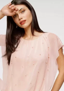 Melrose Chiffonbluse mit Zierperlen Marine, Rosa 17 Melrose Chiffonbluse mit Zierperlen Marine, Rosa -Melrose Verkaufsshop e68530d1 eac8 50f7 a33c 8193855f3f79