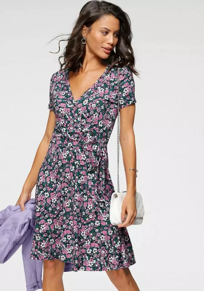 Melrose Jerseykleid mit Zierring 3 Melrose Jerseykleid mit Zierring