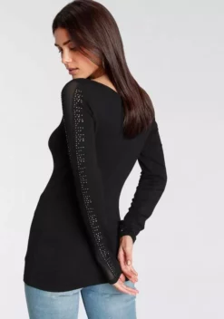 Melrose Strickpullover mit Mesheinsatz und Glitzersteinen - NEUE KOLLEKTION 9 Melrose Strickpullover mit Mesheinsatz und Glitzersteinen - NEUE KOLLEKTION -Melrose Verkaufsshop f1a0aa54 0cf4 55b4 b4ba da6e46e22aa5