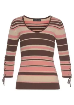 Melrose V-Ausschnitt-Pullover mit Glitzergarn und Schnürung 13 Melrose V-Ausschnitt-Pullover mit Glitzergarn und Schnürung -Melrose Verkaufsshop f3dbfe97 e7cb 5ae1 b356 6aab7cfffd64