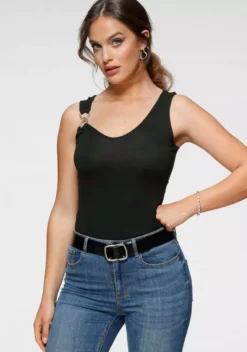 Melrose Tanktop mit Zierschnalle