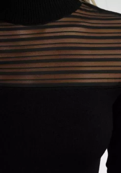 Melrose Stehkragenpullover mit Streifen-Mesh - NEUE KOLLEKTION 14 Melrose Stehkragenpullover mit Streifen-Mesh - NEUE KOLLEKTION -Melrose Verkaufsshop f85b4307 9734 5a3b 80f9 d42202f96dba